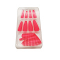 Customized Plastic Fake Nails Blister Insert Tray Packaging with Clear Lid